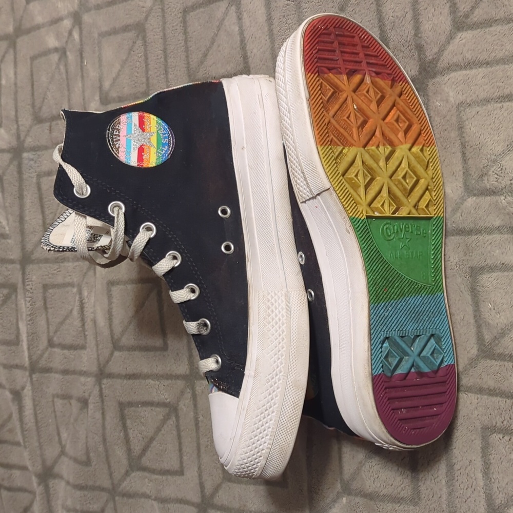 Custom platform Pride Converse All Star High-Top … - image 1
